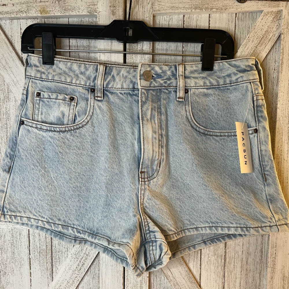 PacSun Sky Blue Jean Shorts for Women
